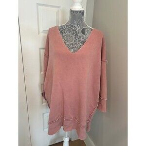 Free People Movement Oversized Shirt Tunic Dress